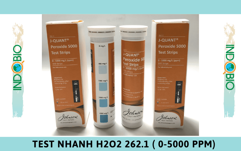 test nhanh Peroxit 0-5000 ppm